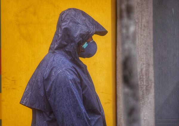 O capixaba enfrentou chuva e vento na manhã de hoje em Vitória por Vitor Jubini