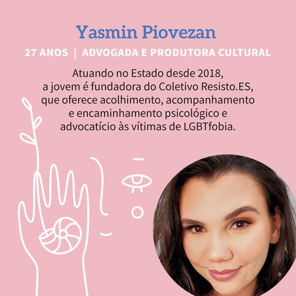 Mulheres inspiradoras -  Yasmin Piovezan