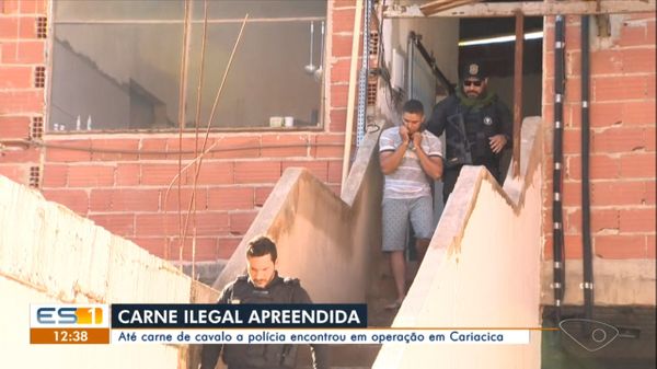 Pai e filho, donos de supermercado que também vendia carnes clandestinas, foram presos em sítio em Cariacica