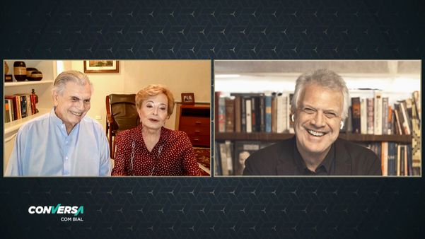 Tarcísio Meira e Glória Menezes falam sobre os 60 anos de carreira na televisão no Conversa com Bial

