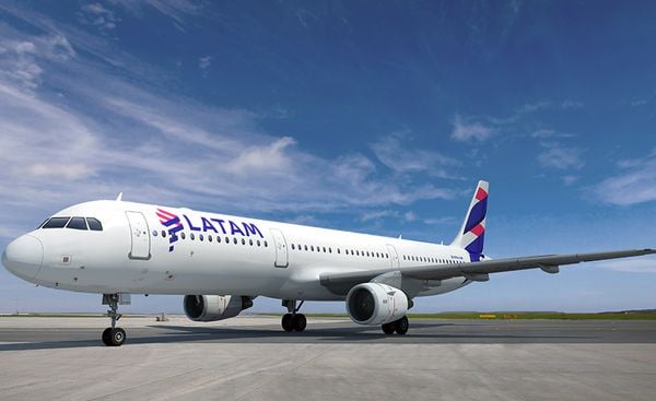 Airbus A321 da Latam foi a maior aeronave de passageiros a operar no Aeroporto de Vitória 