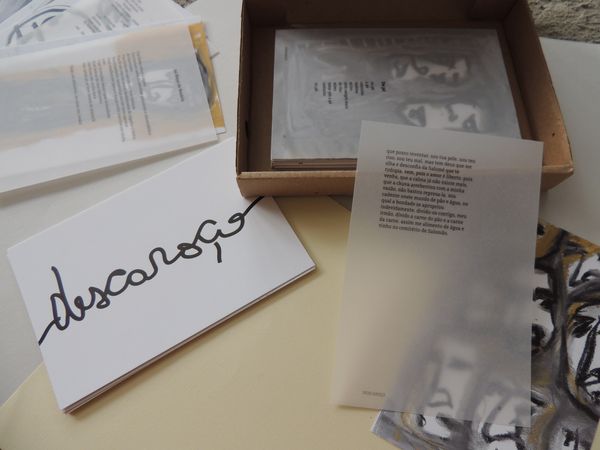 O livro-objeto "Descaroço" por Sarah Bichara