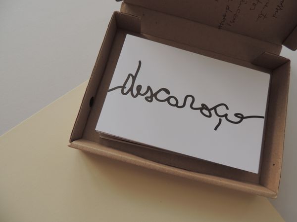 O livro-objeto "Descaroço" por Sarah Bichara