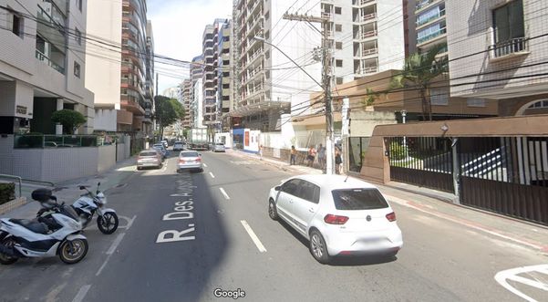Crime aconteceu na Rua Desembargador Augusto Botelho, perto de uma academia da região na Praia da Costa, em Vila Velha