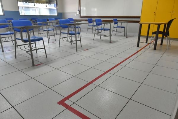 Escolas adotam medidas de segurança para volta às aulas