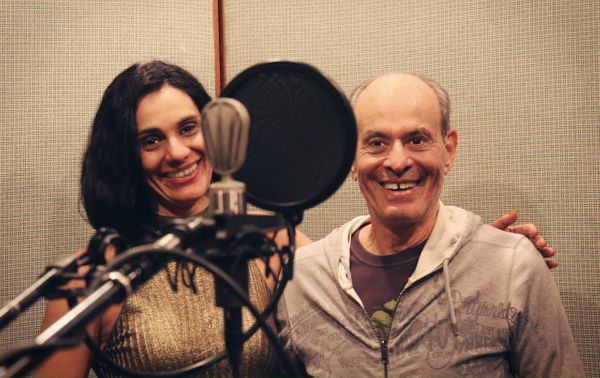 A cantora e compositora Fernanda Cabral e o artista Ney Matogrosso