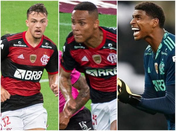 Gabriel Noga, Natan e Hugo foram bem mais uma vez com a camisa do Flamengo, assim como os outros atletas sub-20