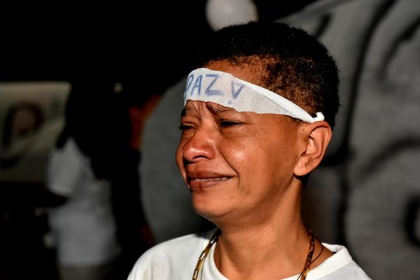 Ato em solidariedade às famílias das vítimas de chacina por Fernando Madeira