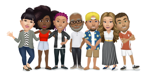No Brasil serão disponibilizadas 10 avatares representativos de cada usuário