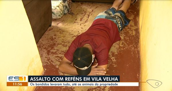 Família de caseiros foi feita refém em uma fazenda, em Xuri, Vila Velha