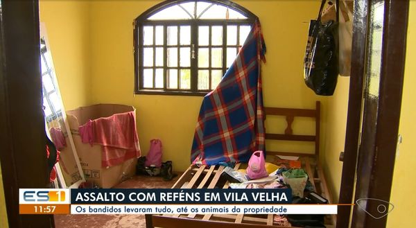 Família de caseiros foi feita refém em uma fazenda, em Xuri, Vila Velha