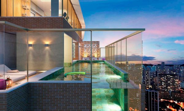 Piscina do Grand Suá por Divulgação/Grand Construtora