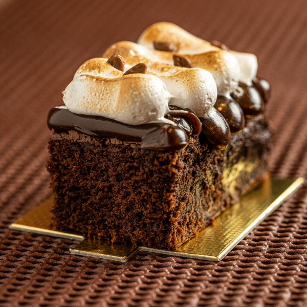 Brownie choco-marshmallow brule, da loja Dedo de Moça