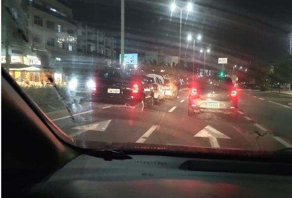 Trânsito lento em Vitória após acidente