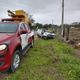 Imagem - Carro capota e família fica ferida em Nova Venécia