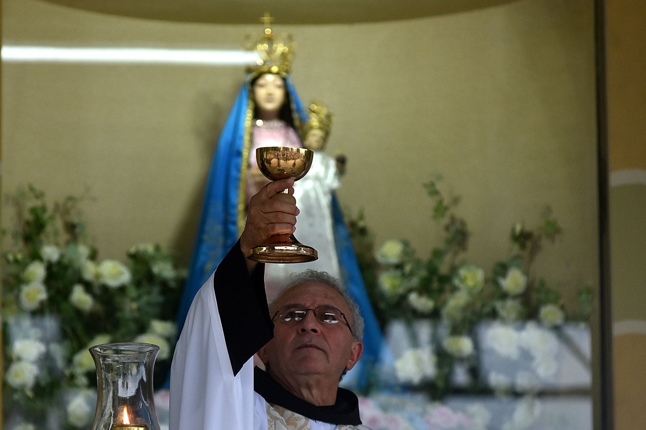Missa no Campinho do Convento da Penha em honra à Nossa Senhora Aparecida, Padroeira do Brasil