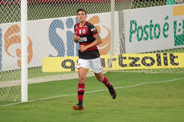 Pedro marcou os dois gols da vitória do Flamengo sobre o Goiás