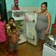 Priscila Lopes Falcão, 32, é mãe de 4 filhos e está grávida de 37 semanas. Recebe o auxílio 