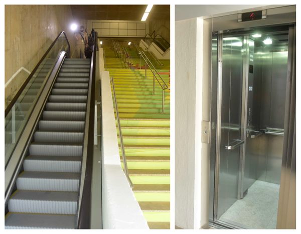 Escadas rolantes e elevadores já estão funcionando no Kleber Andrade