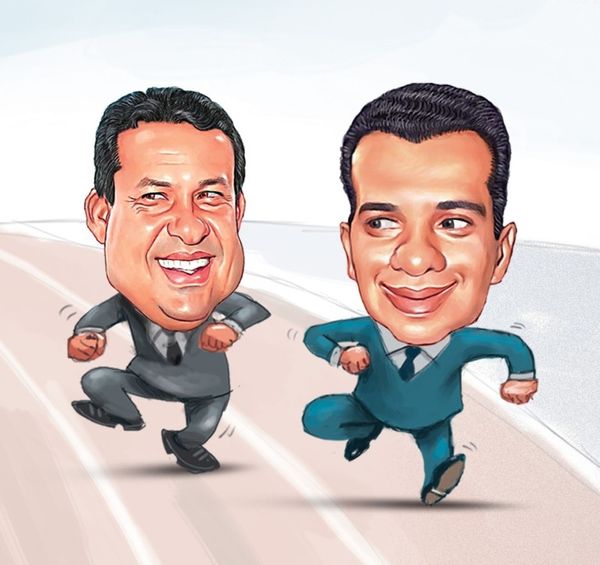 Neucimar Fraga e Max Filho: lado a lado