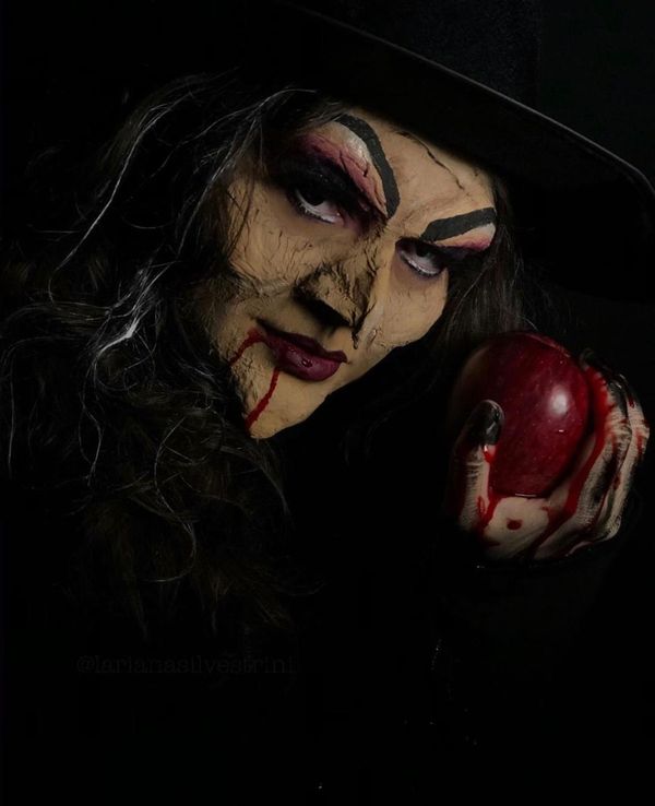 No mês do Halloween, moradora de Iconha faz sucesso com maquiagem temática por Arquivo Pessoal