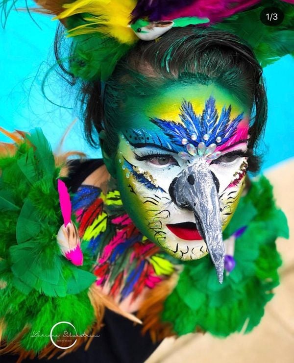 No mês do Halloween, moradora de Iconha faz sucesso com maquiagem temática por Arquivo Pessoal