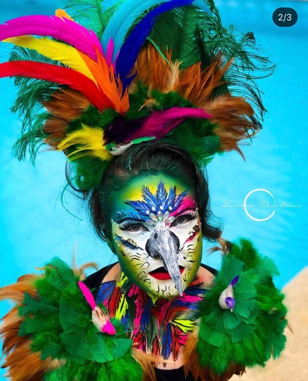 No mês do Halloween, moradora de Iconha faz sucesso com maquiagem temática