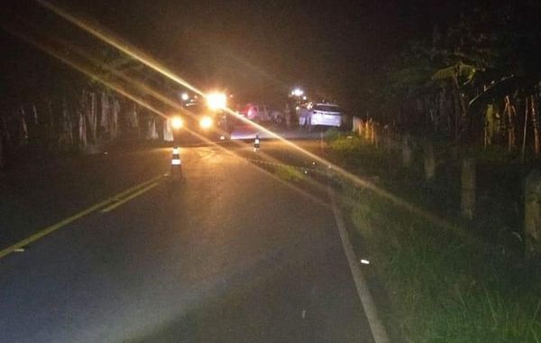 O acidente aconteceu na rodovia ES 248, próximo ao trevo que dá acesso ao município de Marilândia