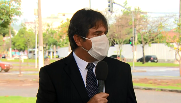 O advogado Elio Casagrande em entrevista à TV Gazeta
