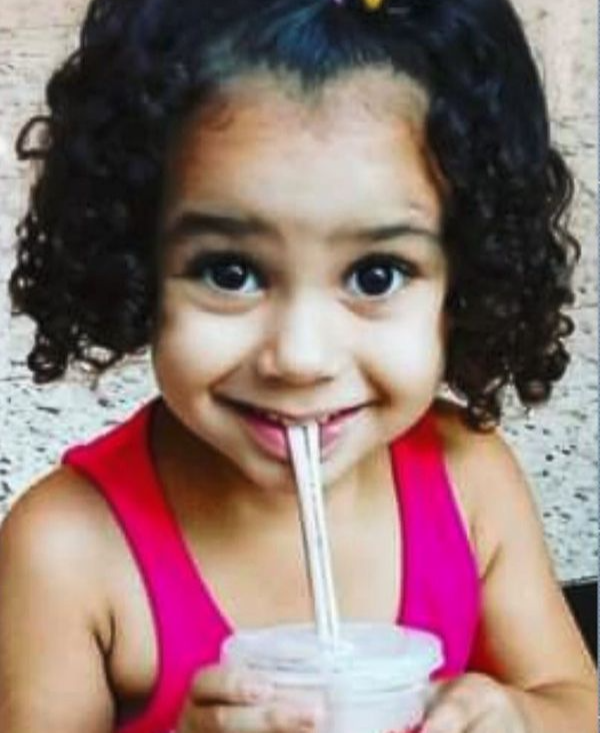 Agatha Moreira Santos Godinho, de 5 anos, morreu vítima de espancamento, na Serra. Crédito: Reprodução/TV Gazeta