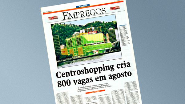 Imagens do CentroShopping, no Centro de Vitória