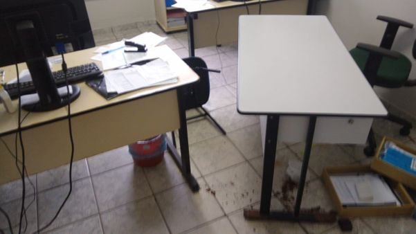 Um homem quebrou objetos em uma Unidade de Saúde em Linhares nesta terça (20) por Divulgação/Prefeitura de Linhares