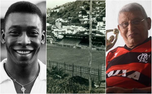 No dia 28 de julho de 1965, Pelé enfrentou o Santo Antônio FC do goleiro Adjalmo no Estádio Governador Bley
