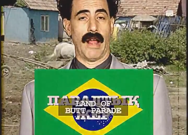 'Borat' fala sobre Brasil em vídeo de divulgação de novo filme