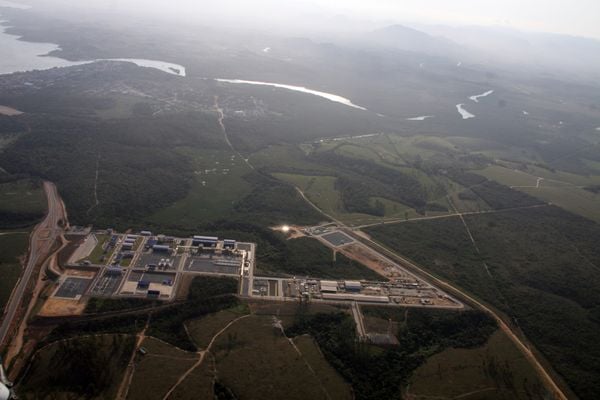 Unidade de Tratamento de Gás (UTG) Sul Capixaba, em Anchieta, da Petrobras