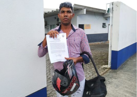 Frentista Joelcio Rodrigues conseguiu fazer denúncia na Corregedoria da PM após quatro tentativas. Crédito: Larissa Avilez