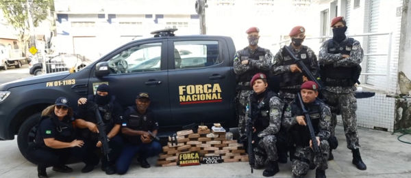 Drogas apreendidas pelos policiais em operação nesta terça-feira (27) em Vitória