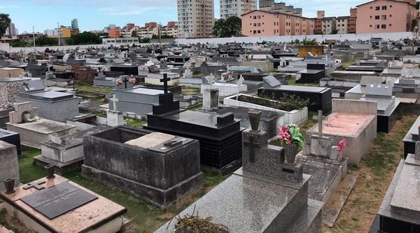 Cemitério de Santa Inês, um dos seis que são públicos em Vila Velha