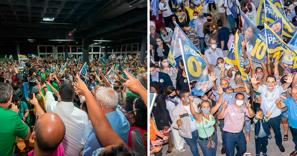 Eventos de campanha dos candidatos a prefeito de Vitória Fabricio Gandini e Lorenzo Pazolini