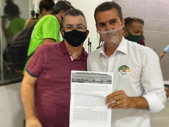 Candidato a prefeito da Serra Fábio Duarte (Rede) por Reprodução/Redes Sociais