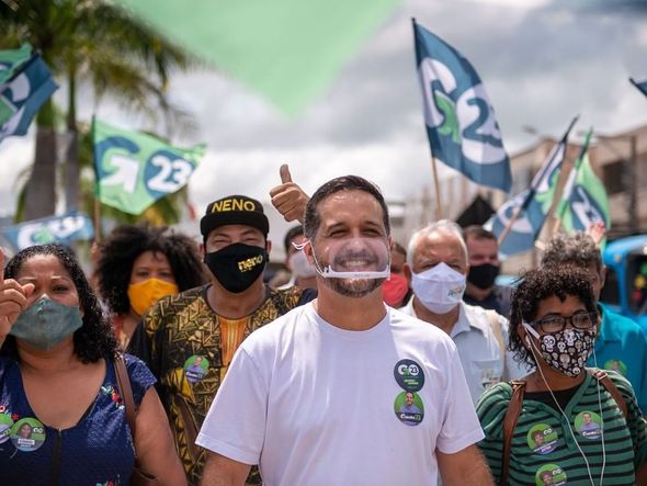 Candidato a prefeito de Vitória Fabrício Gandini (Cidadania) por Reprodução/Redes Sociais
