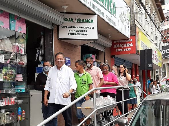 O candidato a prefeito de Cariacica Dr Helcio (PP) por Reprodução/Redes Sociais