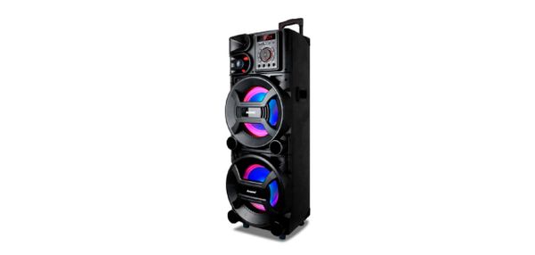 Caixa amplificada Amvox ACA 1501 New X 1500W RMS com Bluetooth, Rádio FM e Entradas Auxiliar, TF Card e USB por Divulgação/Sipolatti