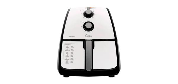 Fritadeira Elétrica sem óleo Midea FRA41 Liva, 127V, 1500W - 110 volts por Divulgação/Sipolatti
