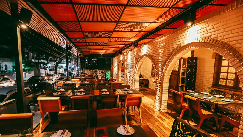 Varanda do Ugo Restaurante, na Praia da Costa