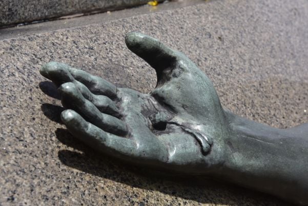 Detalhe da imagem de Cristo por Ricardo Medeiros