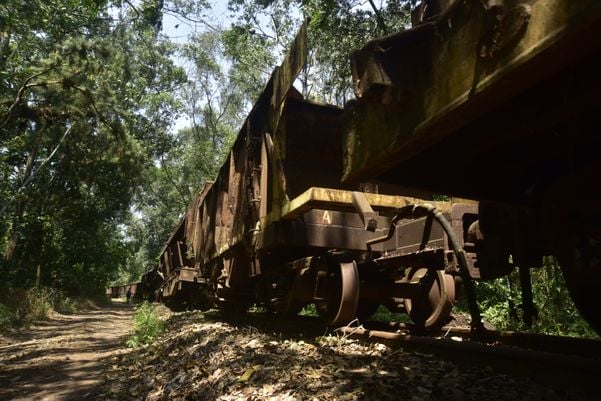Cemitério de vagões da Vale por Ricardo Medeiros