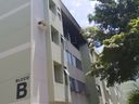Fachada da unidade do condomínio, em Jardim Camburi, Vitória, onde ocorreu um incêndio nesta segunda-feira (02)(Natalia Devens)