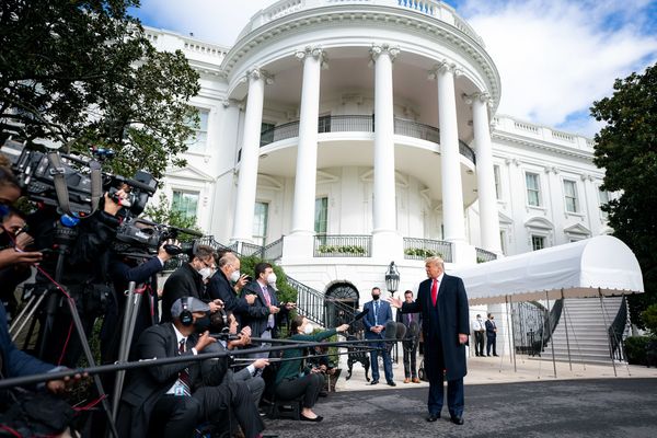 Presidente Donald J. Trump fala à imprensa na Casa Branca