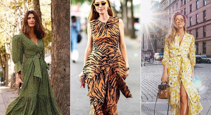 vestidos estampados